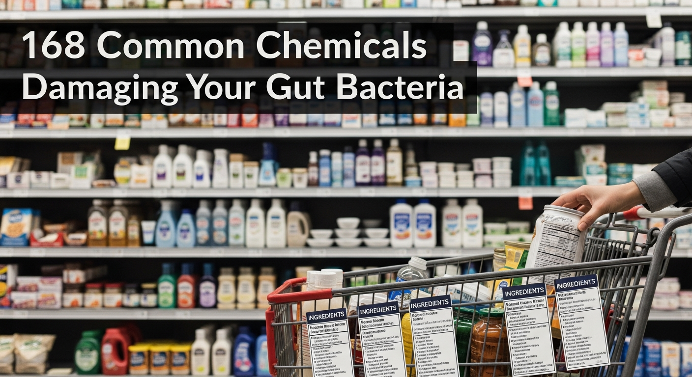 168 Common Chemicals Found to Damage Your Gut Bacteria, Cambridge Study Reveals